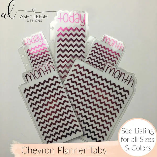 MTO Discs Chevron Planner Tabs