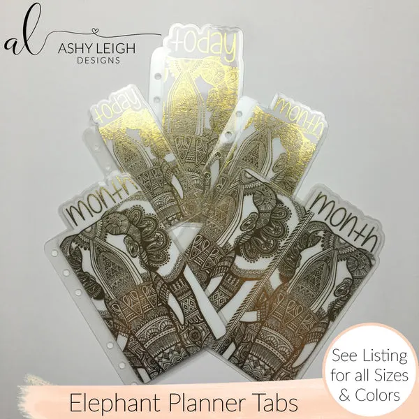 MTO Discs Elephant Planner Tabs