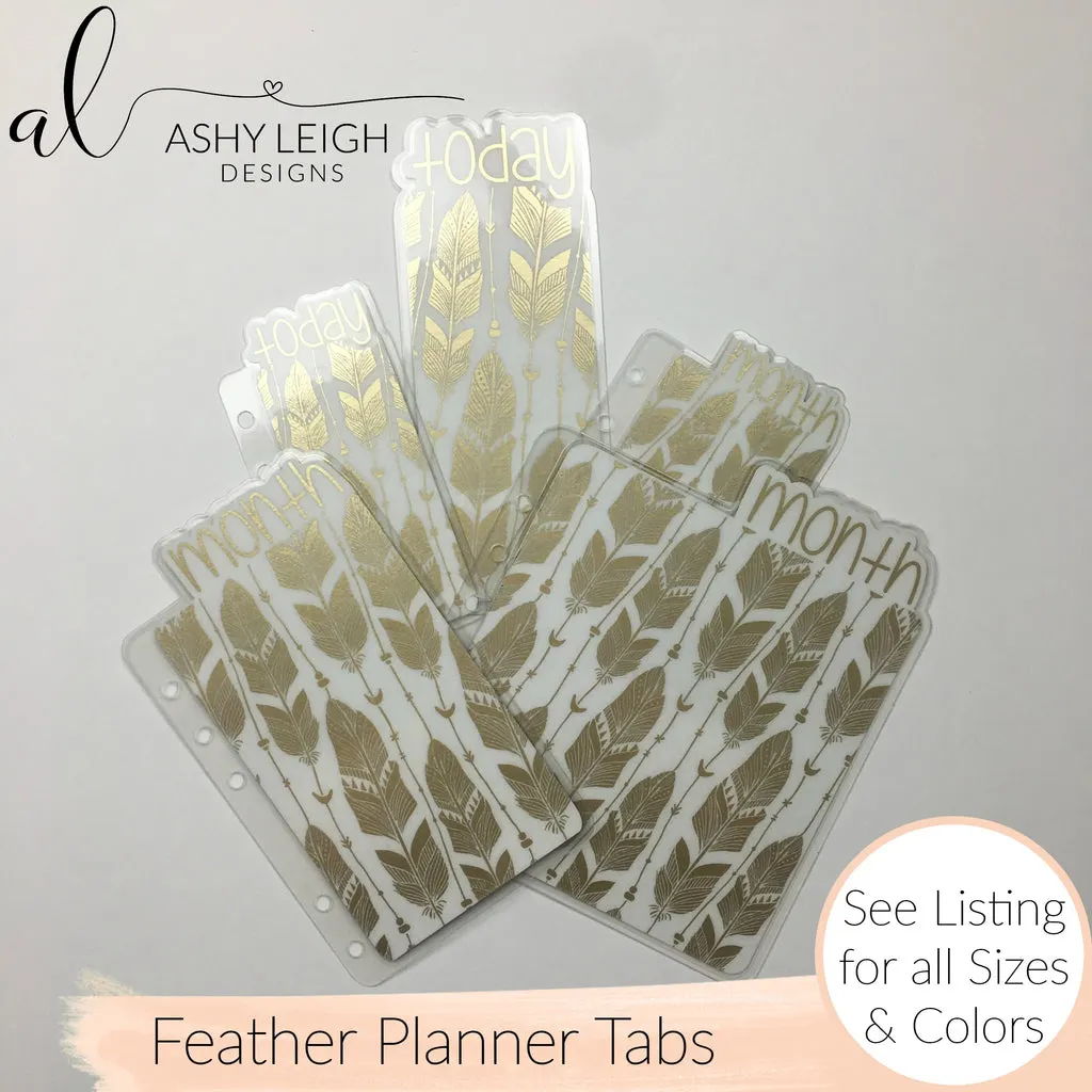MTO Standard TN Feathers Planner Tabs