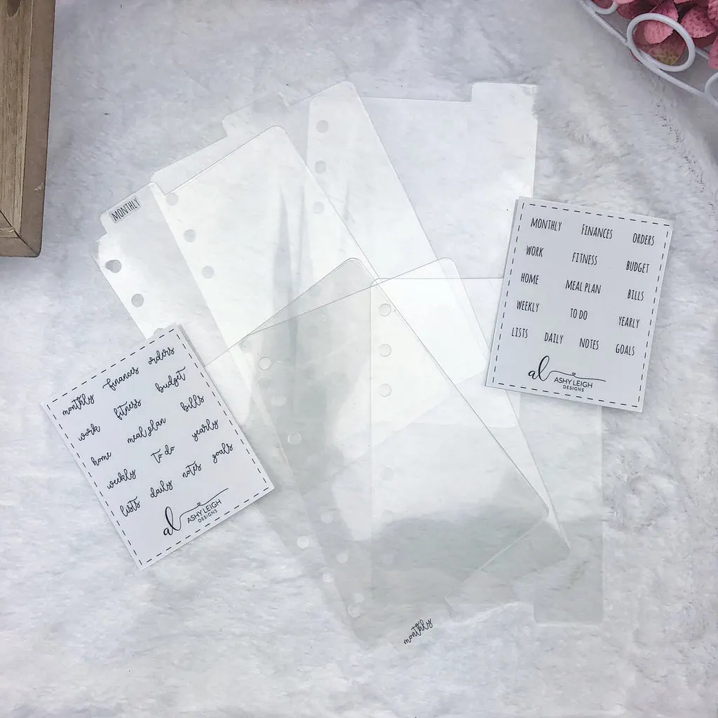 MTO Personal Rings Top or Bottom Tabbed Dashboard Set