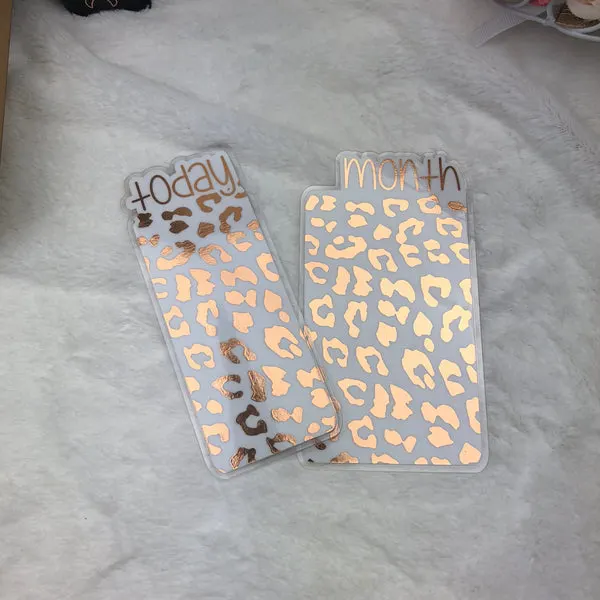 MTO Pocket TN Leopard Print Planner Tabs