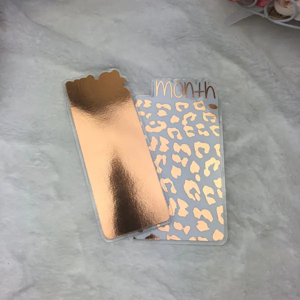 MTO Pocket TN Leopard Print Planner Tabs