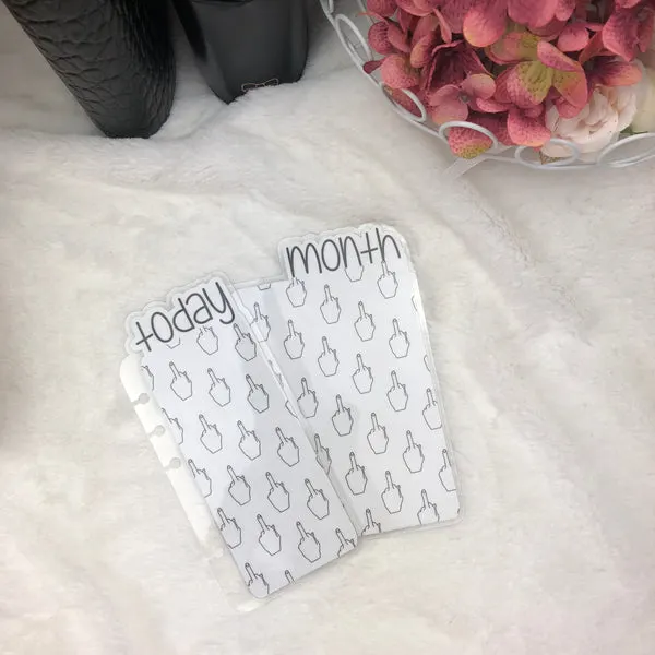 MTO B6 TN Middle Finger Planner Tabs