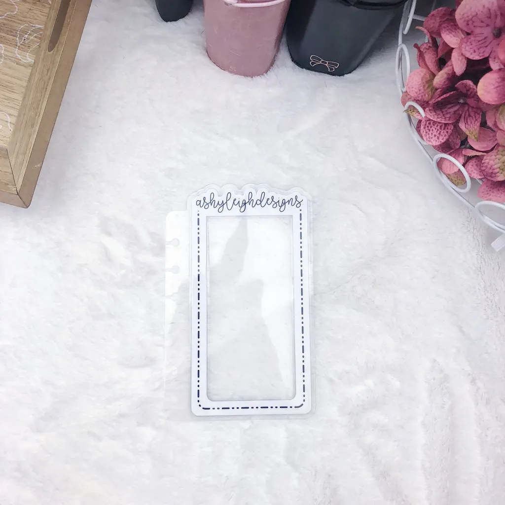 MTO Standard TN Custom Dashed Die Cut Planner Tabs
