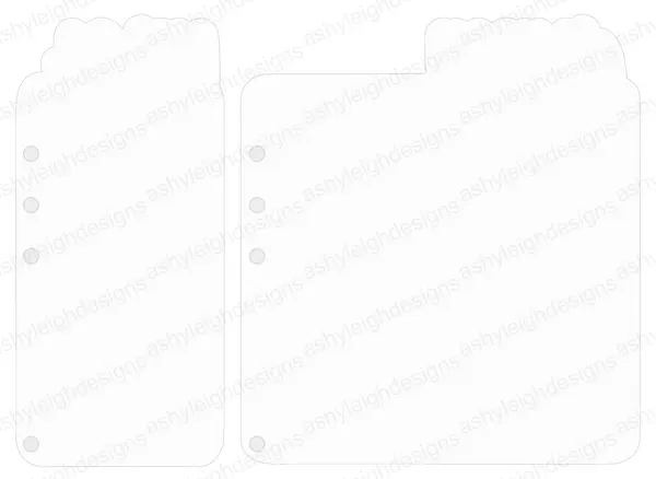 MTO A5 Wide Rings Leopard Print Planner Tabs