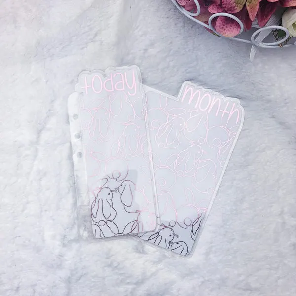 MTO Standard TN Bunnies Planner Tabs