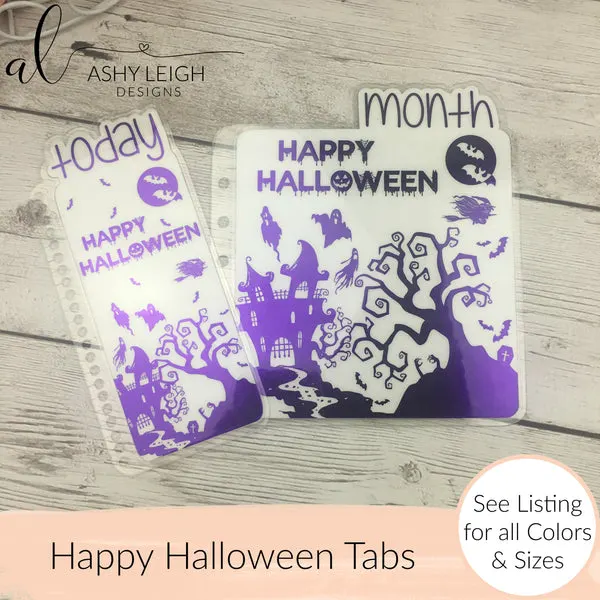 MTO Micro Discs Happy Halloween Planner Tabs
