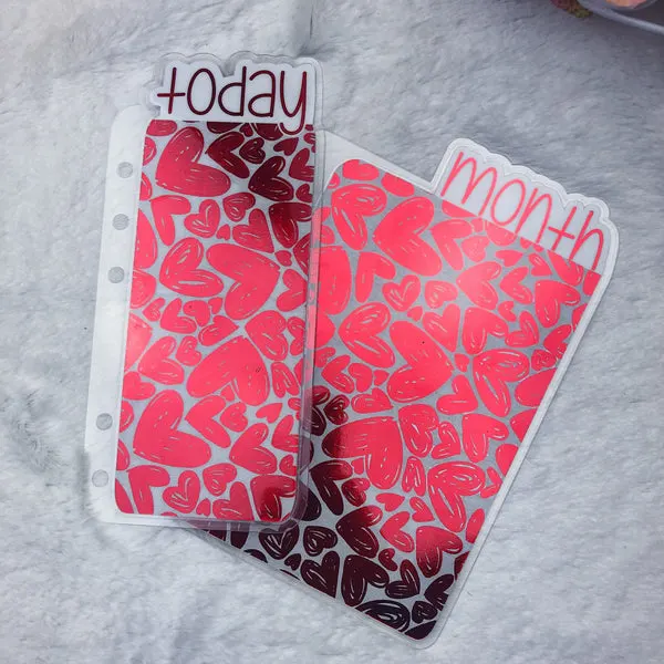 MTO Discs Hearts Planner Tabs