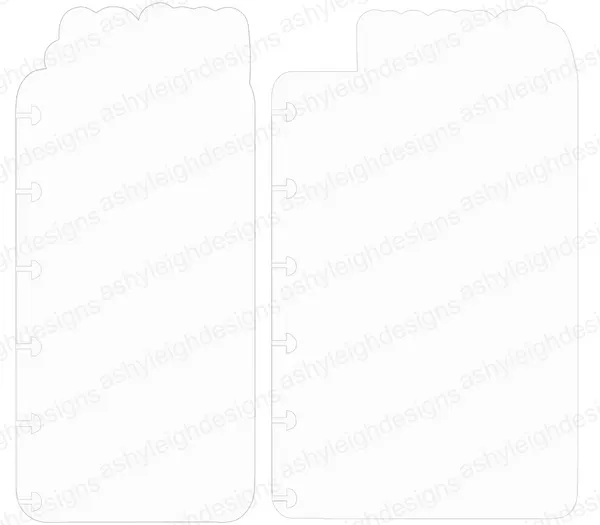 MTO Half Letter Discs Fall Leaves Planner Tabs