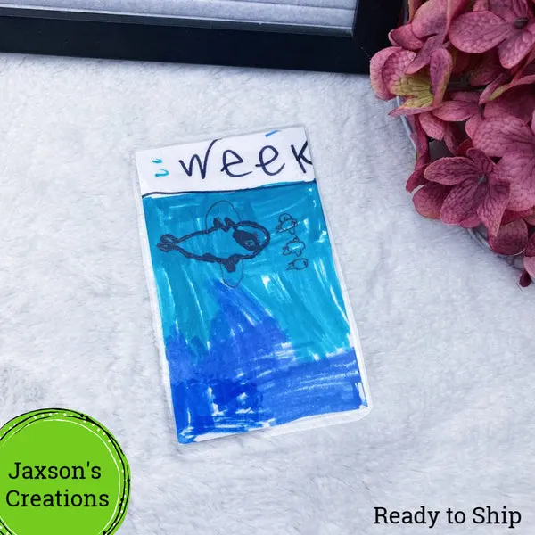 Jaxson's Creation Week Shark Chasing Fish