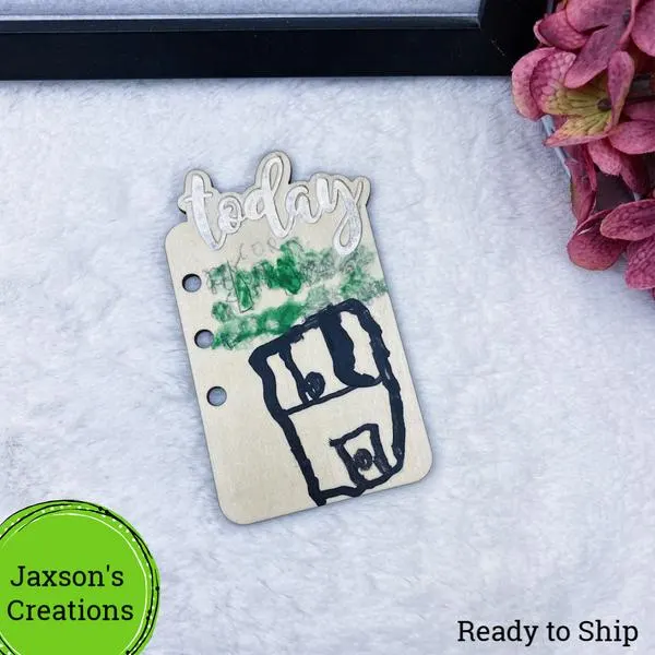 Jaxson's Creations Personal Rings/Personal Wide Rings/B6 Rings The Farm Wood Today Tab - Ready to Ship