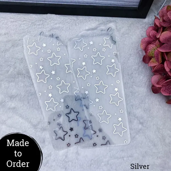 MTO Weeks Acetate Star Patterned Planner Tabs