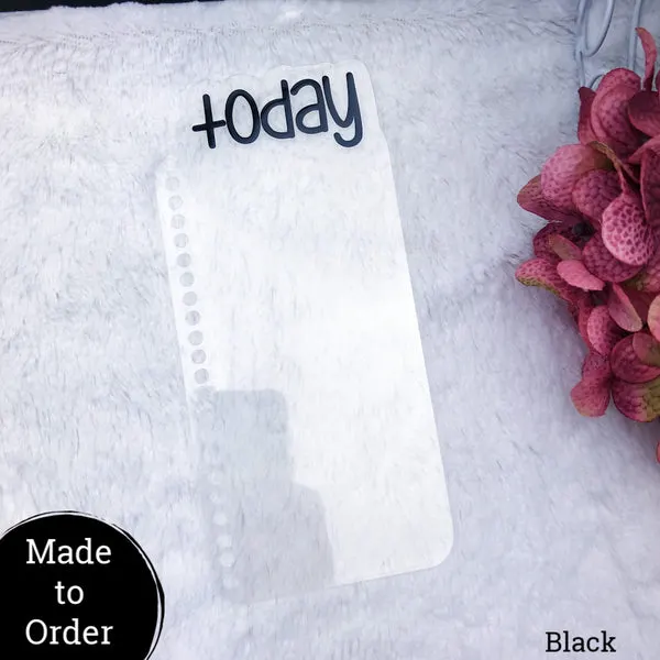 MTO Spiral Bound All Clear Planner Tabs