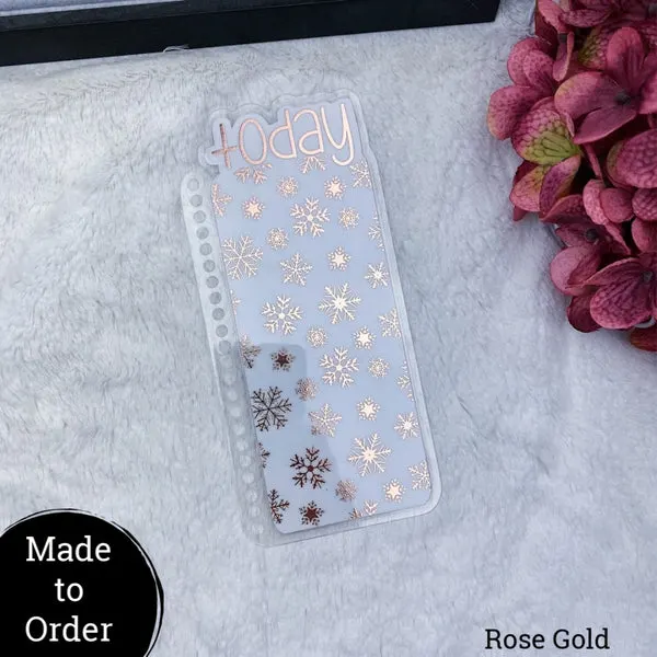 MTO Spiral Bound Snow Flakes Planner Tabs