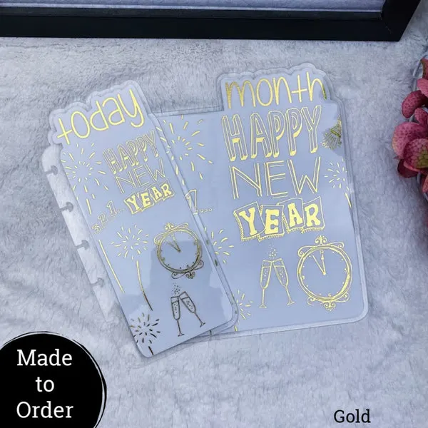 MTO Discs Happy New Year Planner Tabs