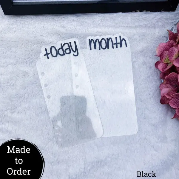 MTO Personal Rings All Clear Planner Tabs