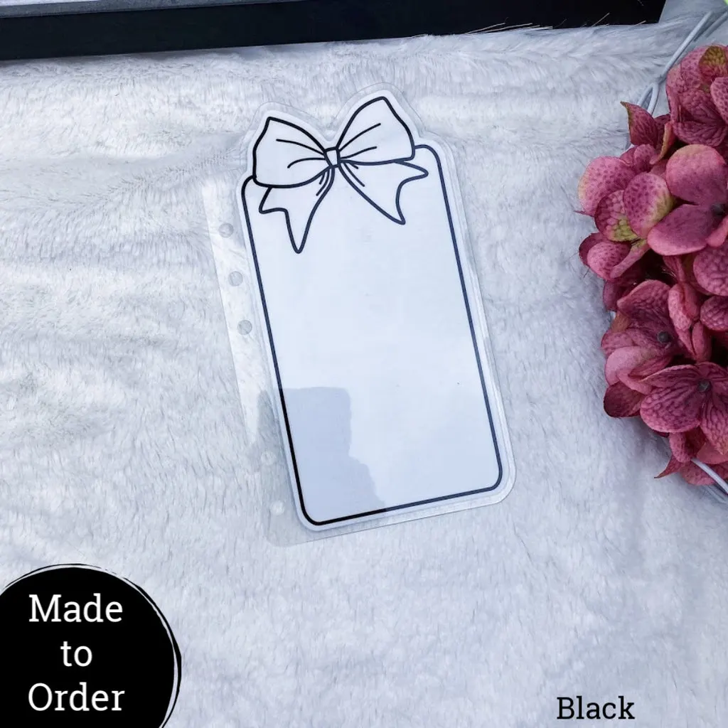 MTO Personal Rings Center Bow Planner Tabs