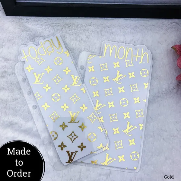 MTO Personal Rings Vuitton Planner Tabs