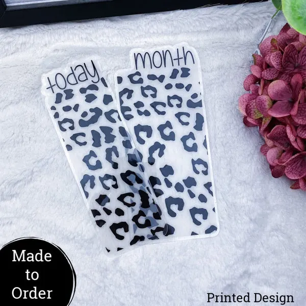 MTO Personal TN Vellum Leopard Print Planner Tabs