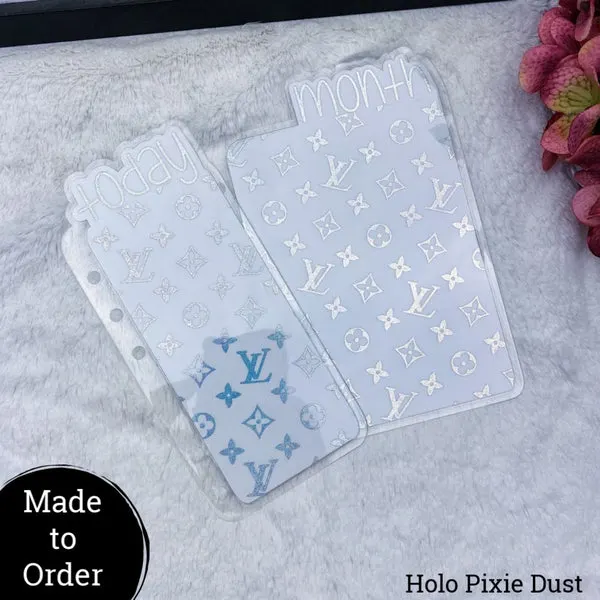 MTO Personal Wide Rings Vuitton Planner Tabs