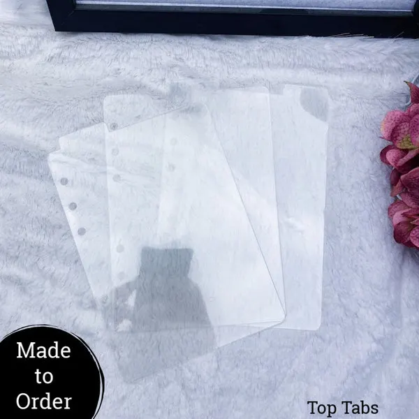 MTO Personal Wide Rings Top or Bottom Tabbed Dashboard Set
