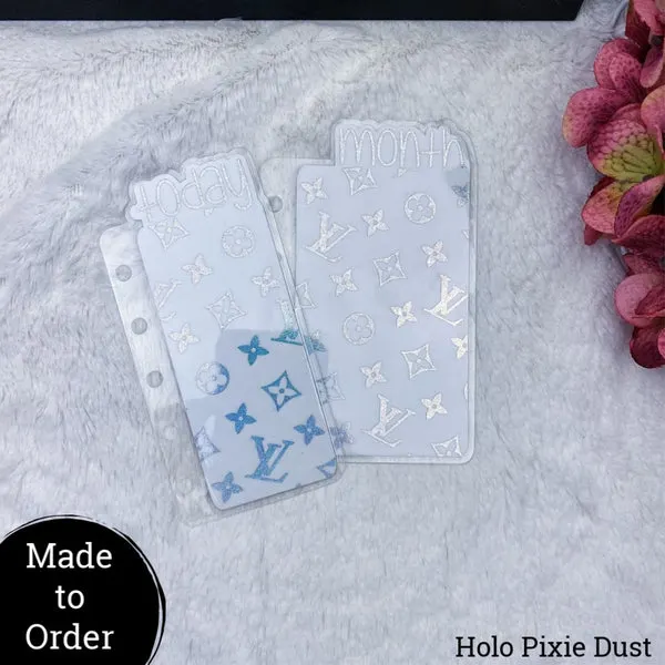MTO Pocket Rings Vuitton Planner Tabs