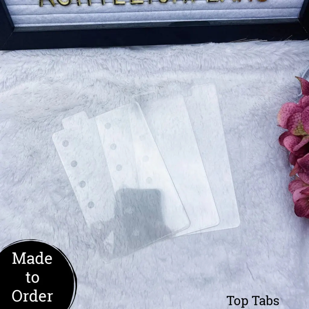 MTO Pocket Rings Top or Bottom Tabbed Dashboard Set