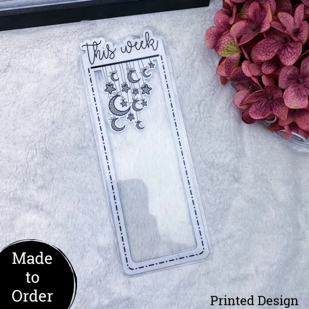 MTO Standard TN Custom Star Dangled Dashed Die Cut Planner Tabs