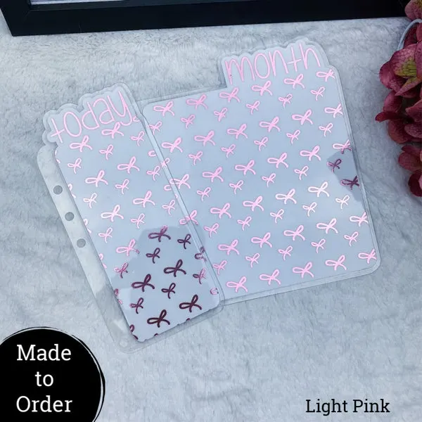 MTO A5 Rings Bows Planner Tabs