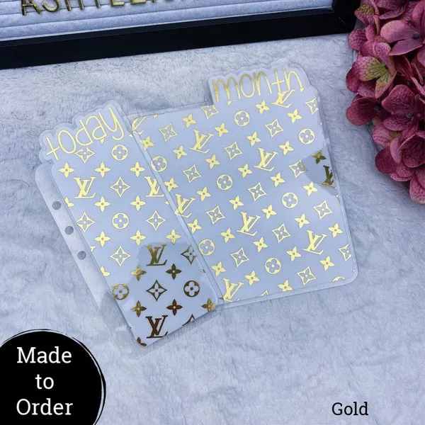 MTO A5 Rings Vuitton Planner Tabs