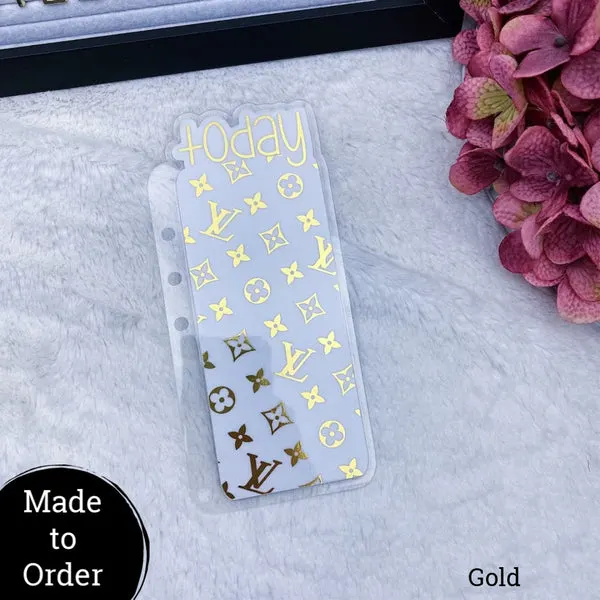 MTO A5 Wide Rings Vuitton Planner Tabs