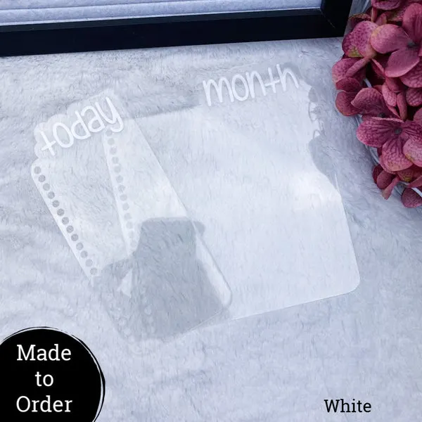 MTO Spiral Bound All Clear Planner Tabs