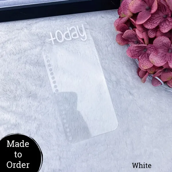 MTO Spiral Bound All Clear Planner Tabs
