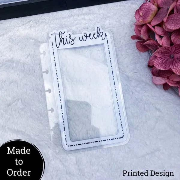 MTO Mini Discs Custom Dashed Die Cut Planner Tabs