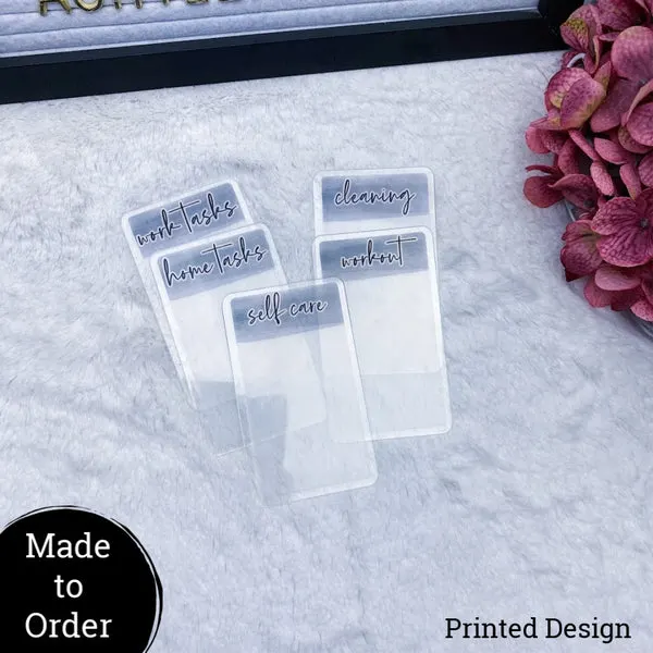 MTO Custom Planner Cards Set of 5