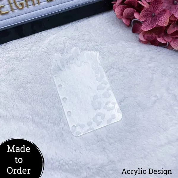 MTO Pocket Rings Acrylic Leopard Today Tab