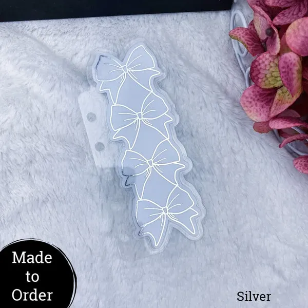 MTO Pocket Rings Stacked Bow Planner Tab