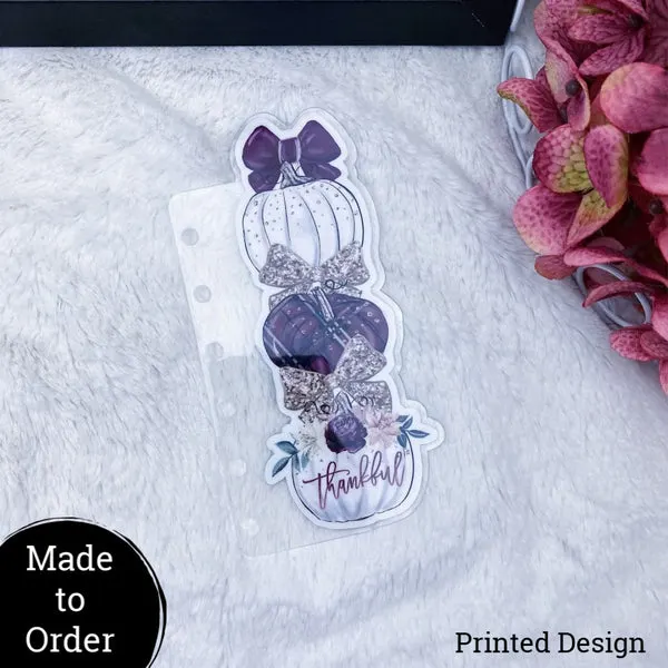 MTO Pocket Rings Thankful Planner Tab