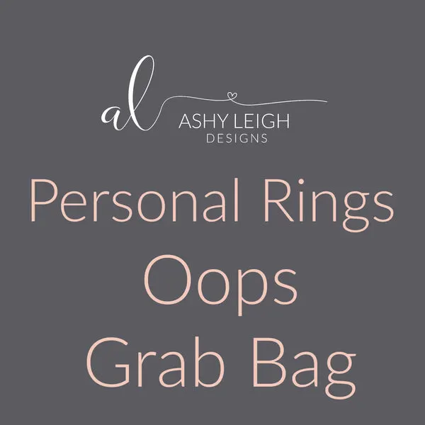 Personal Rings Grab Bag - Ready to Ship