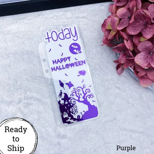 A5 Rings Purple Happy Halloween Today Tab - Ready to Ship