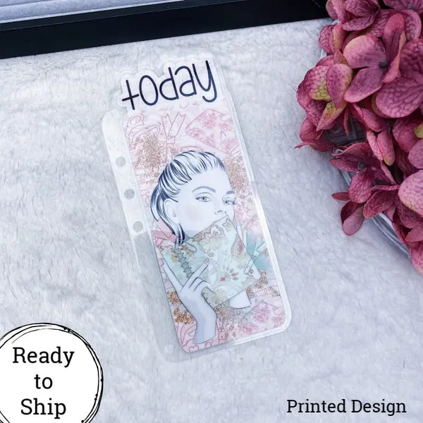 A5 Rings Printed Planner Girl Today Tab - Ready to Ship