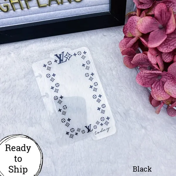 Micro Discs Black LV Lux Dashboard Tab