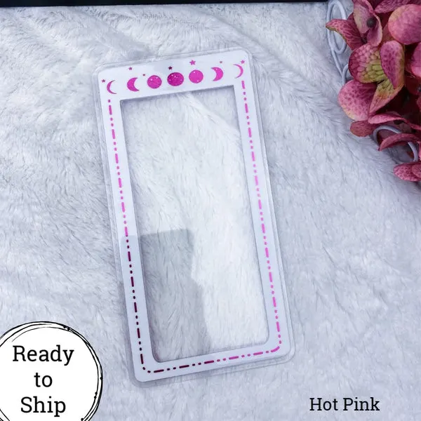 Pocket TN Hot Pink Moon Phase Planner Tab - Ready to Ship