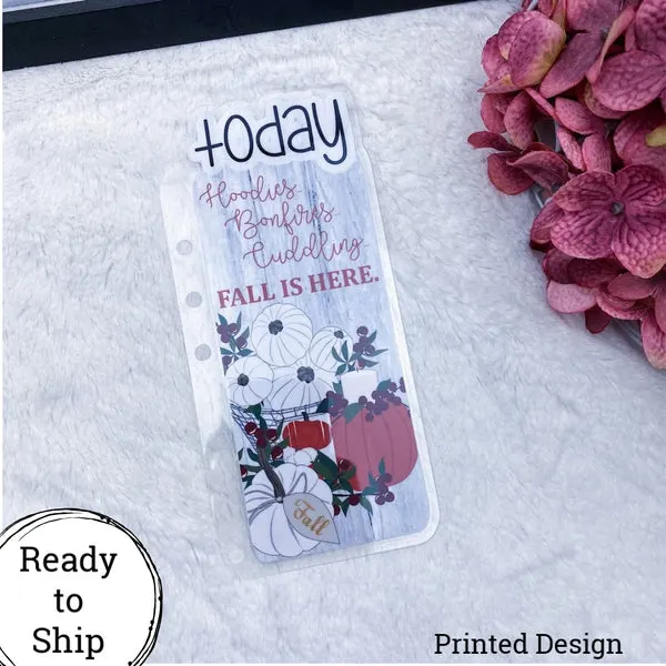 A5 Rings Fall is Here Today Tab - Ready to Ship