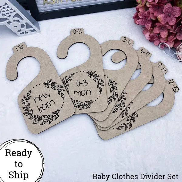 Baby Clothes Divider Set - Ready to Ship