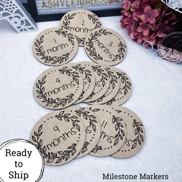 Baby Milestone Picture Set - Ready to Ship