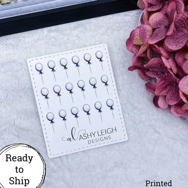 Balloon Stickers - Ready to Ship