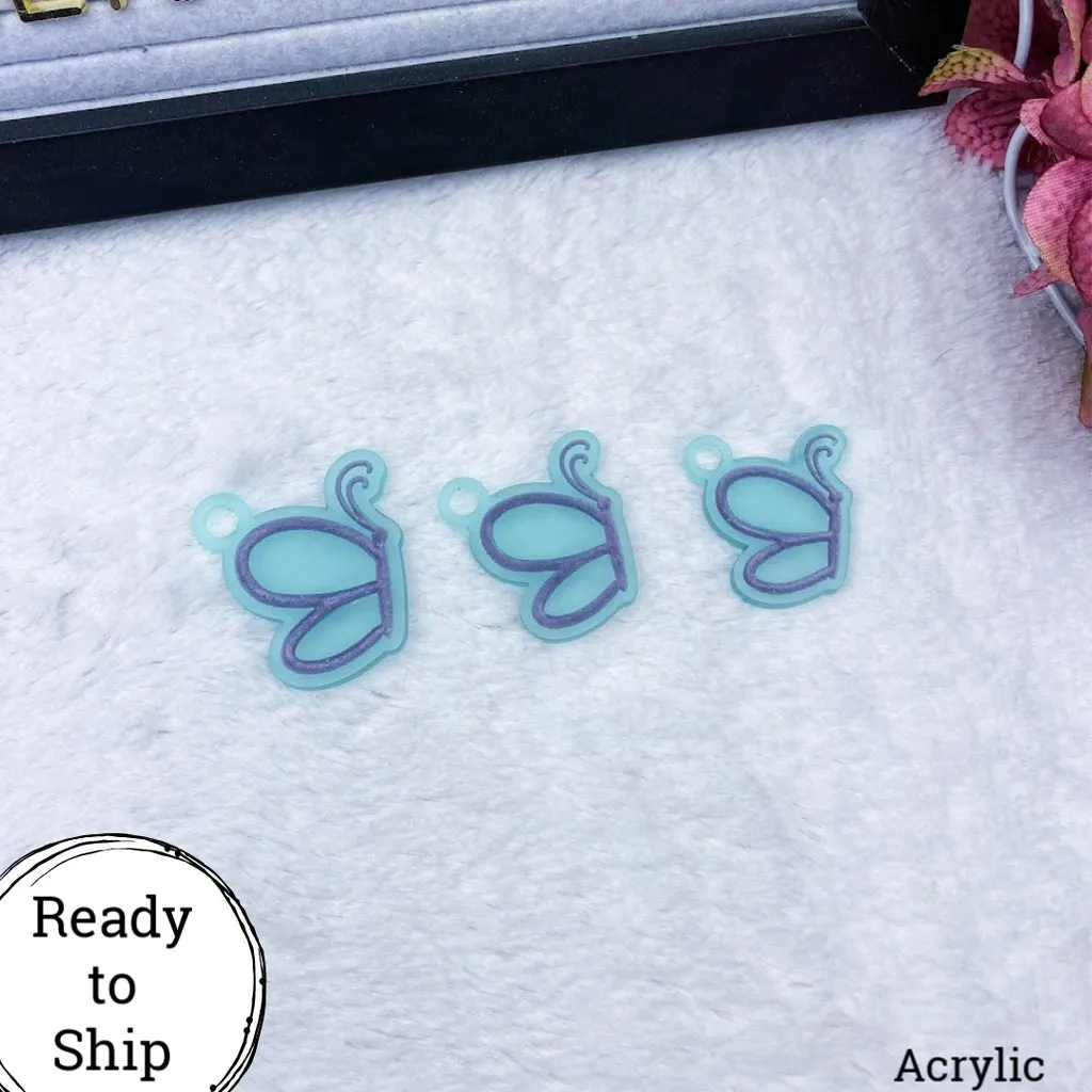 Acrylic Butterfly Charm - Ready to Ship