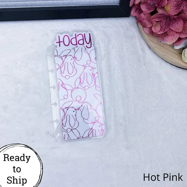 Discs Hot Pink Bunnies Today Tab - Ready to Ship