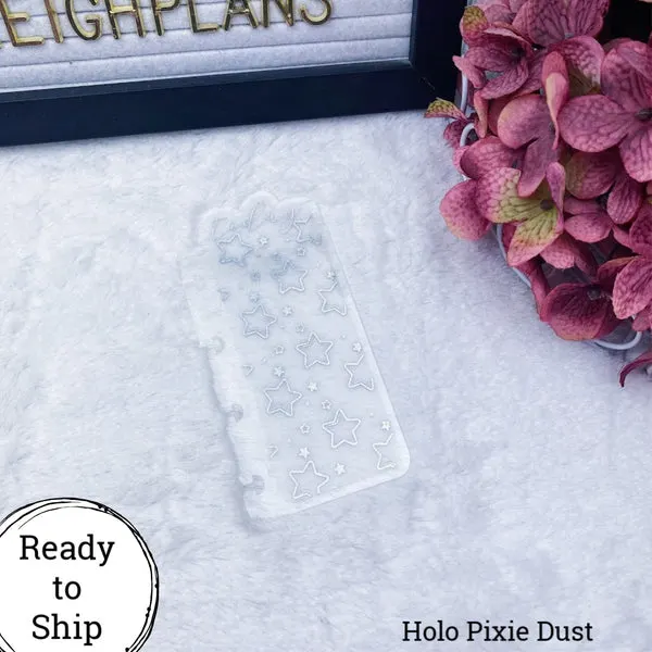 Micro Discs Holo Pixie Dust Star Pattern Today Tab - Ready to Ship